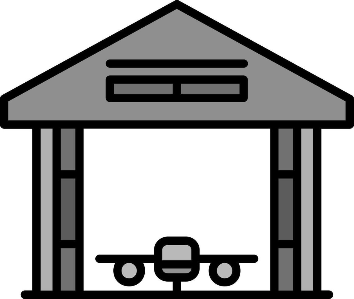 Hangar Vector Icon