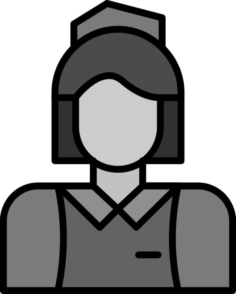 Flight Attendant Vector Icon