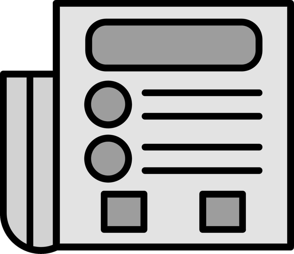 Newspaper Vector Icon