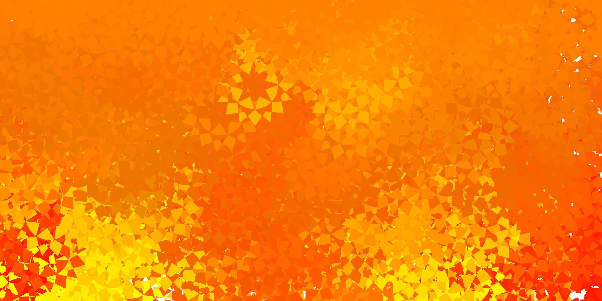 Dark green, yellow vector backdrop with triangles, lines.