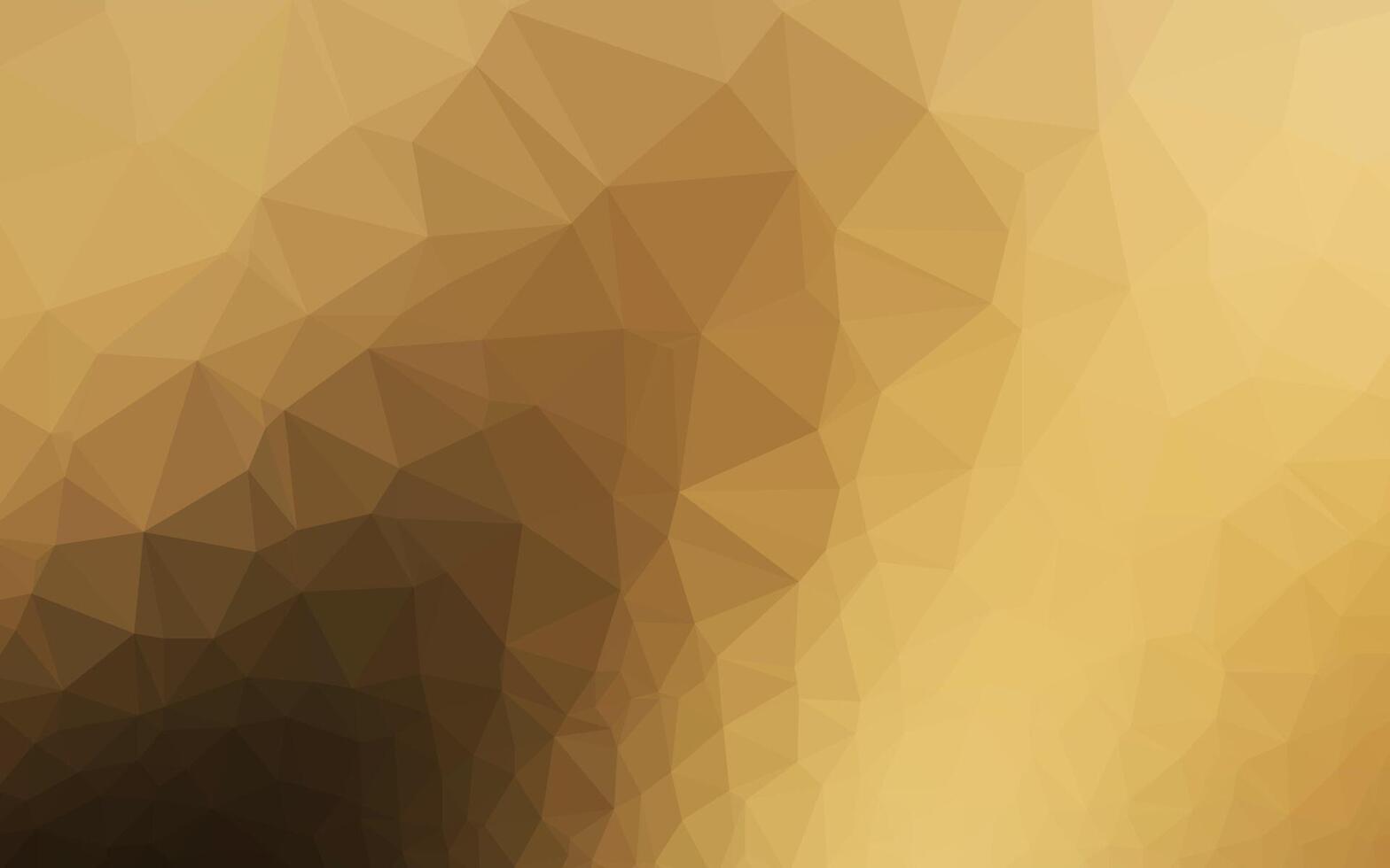 Dark Yellow, Orange vector blurry triangle template.