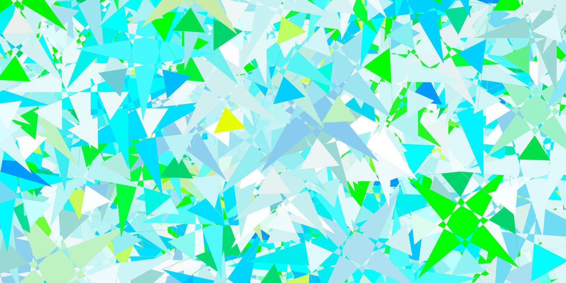 Light Multicolor vector background with polygonal forms.