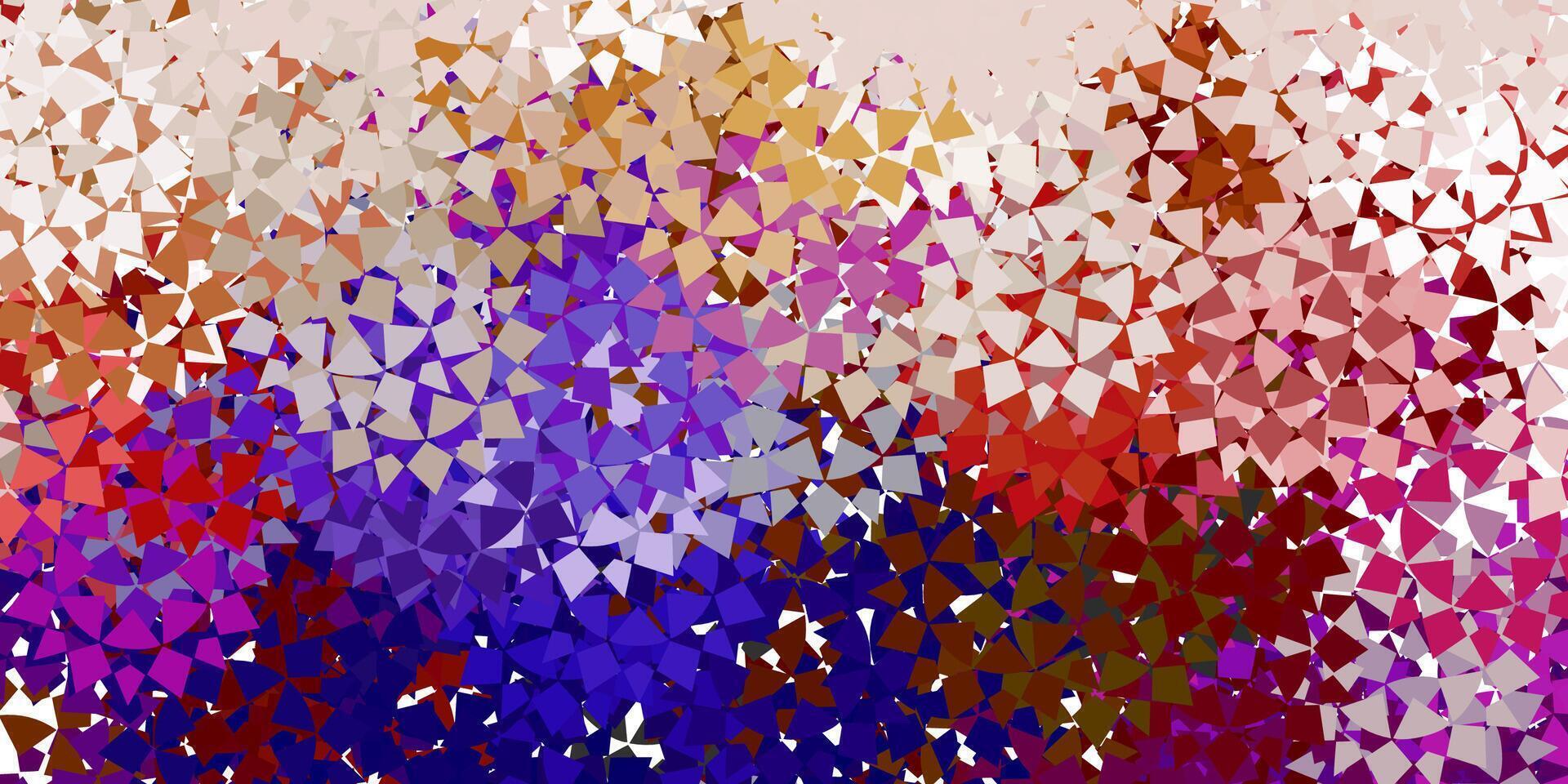 Light blue vector backdrop with lines, triangles.