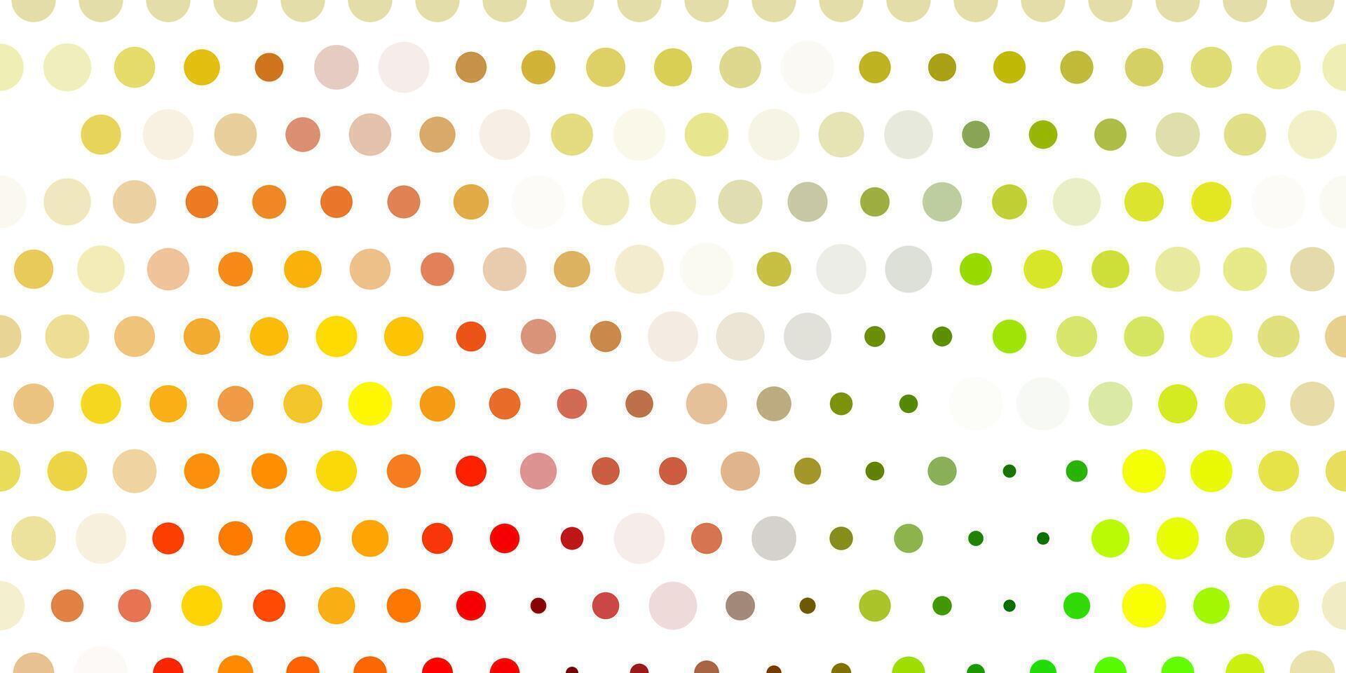 Light green, yellow vector layout with circle shapes.