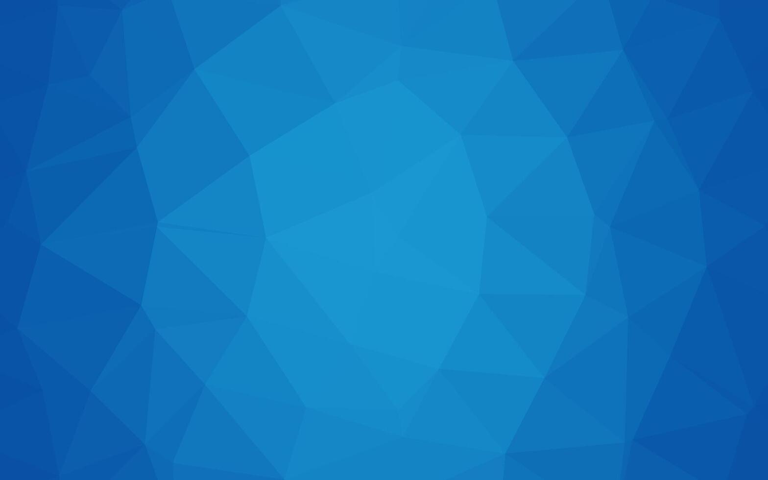 Light BLUE vector shining triangular template.