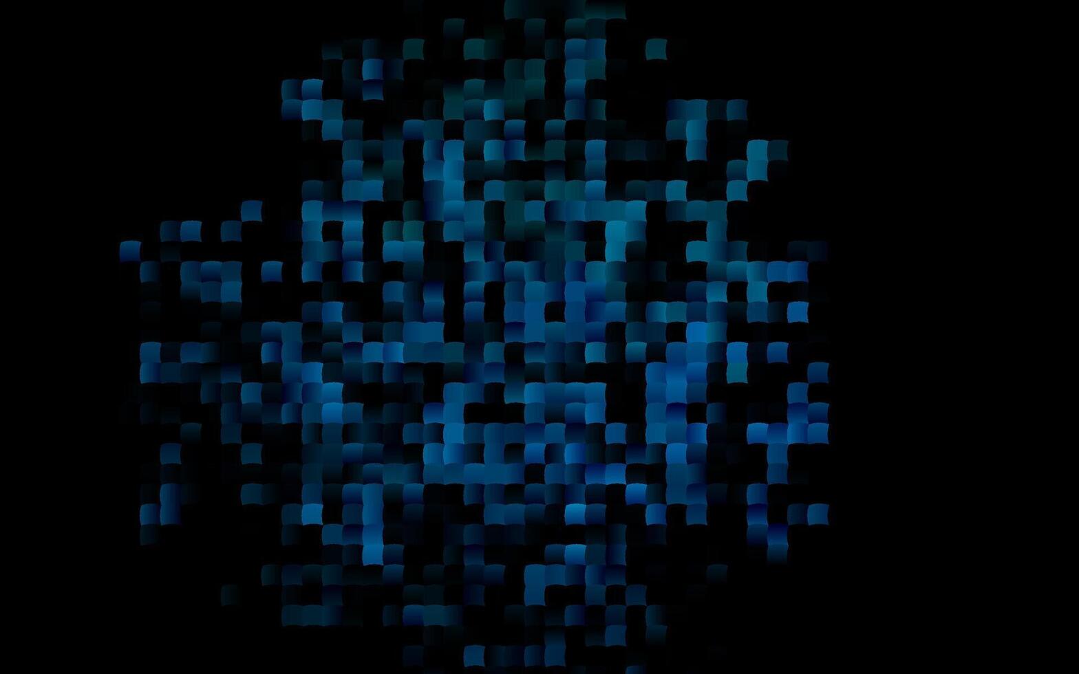 Dark BLUE vector pattern in square style.