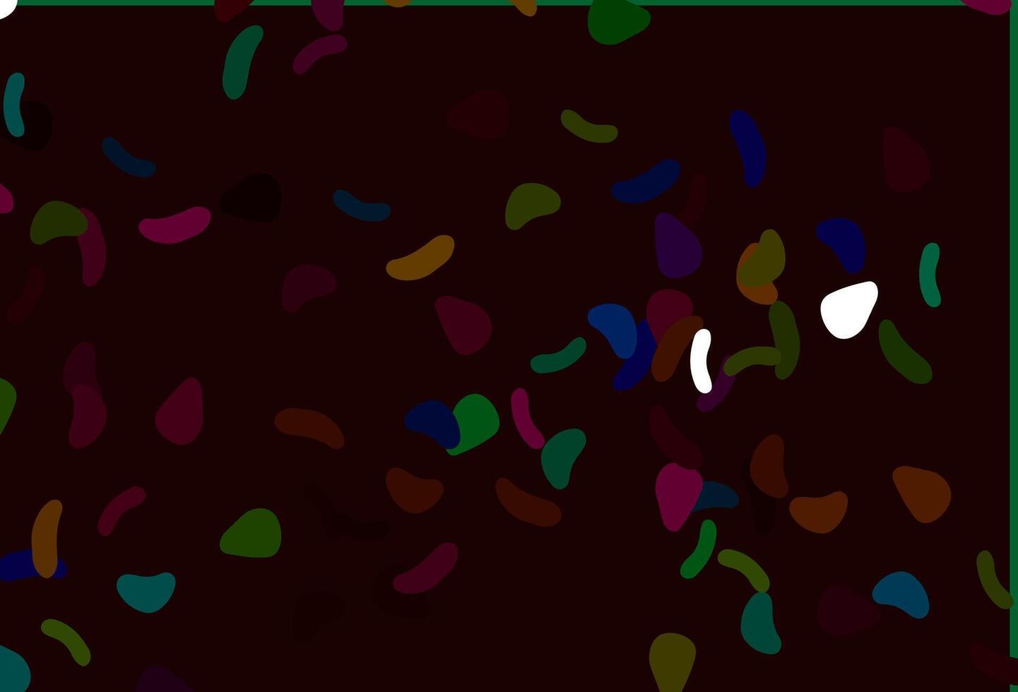Light Multicolor, Rainbow vector texture with random forms.
