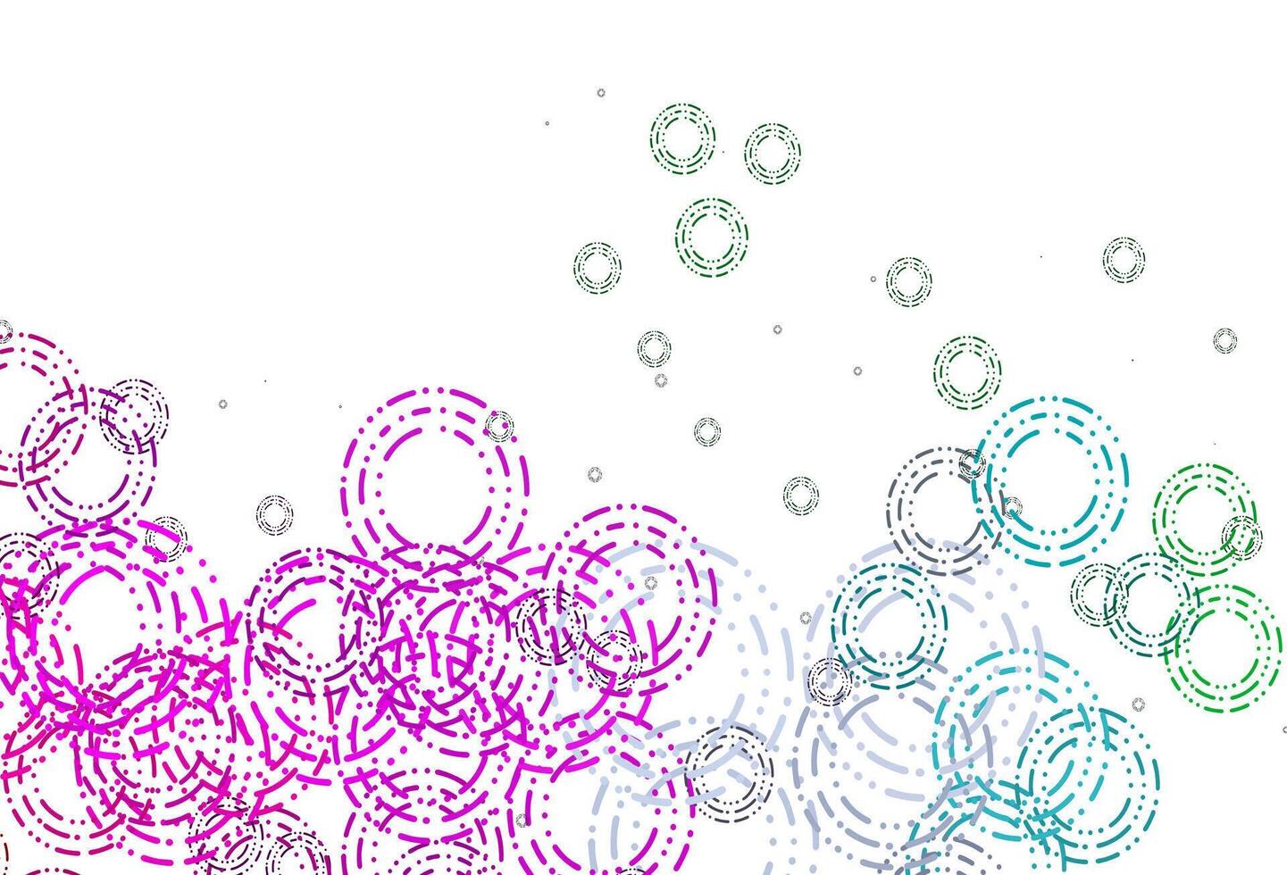 Light Multicolor, Rainbow vector template with circles.