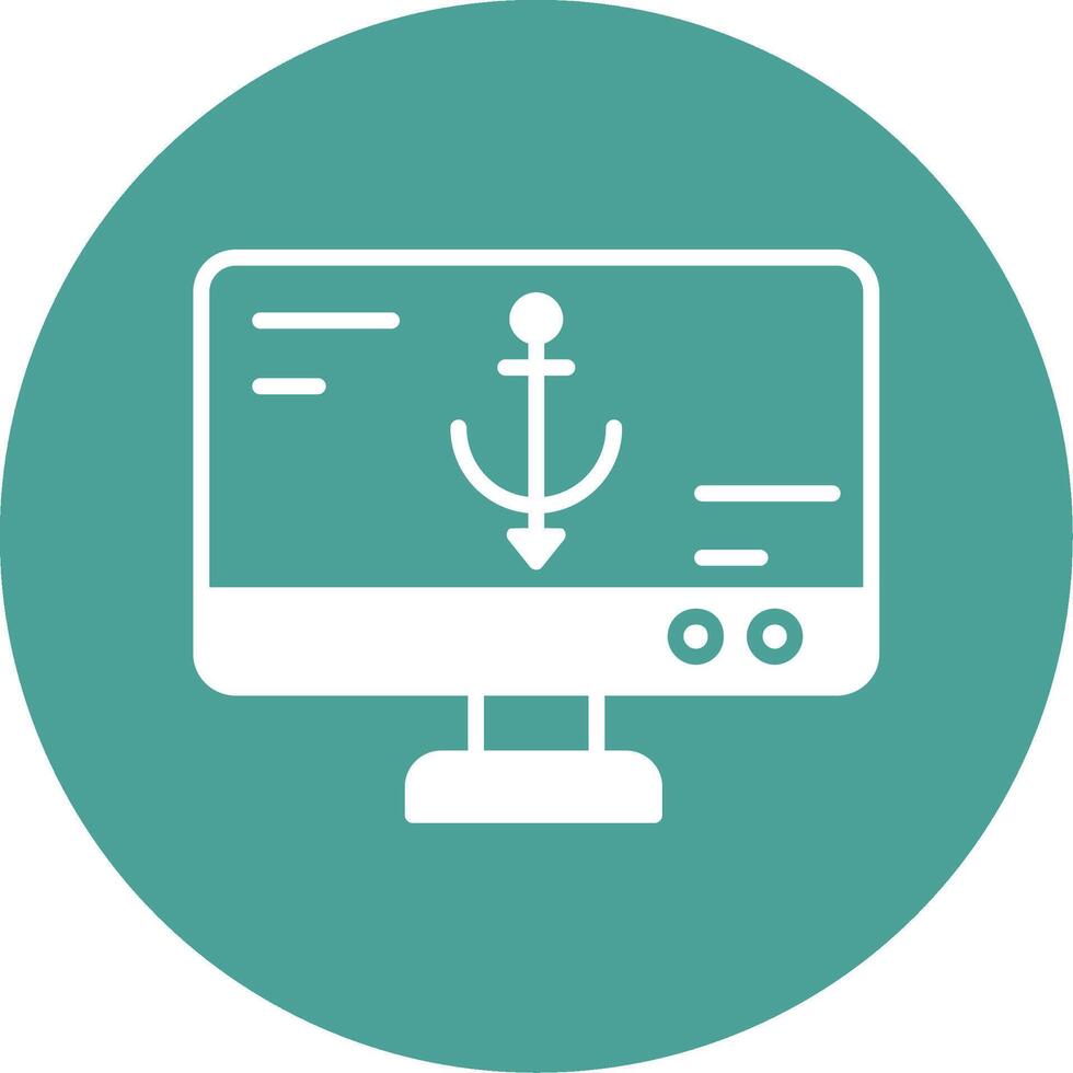 Anchor Text Vector Icon