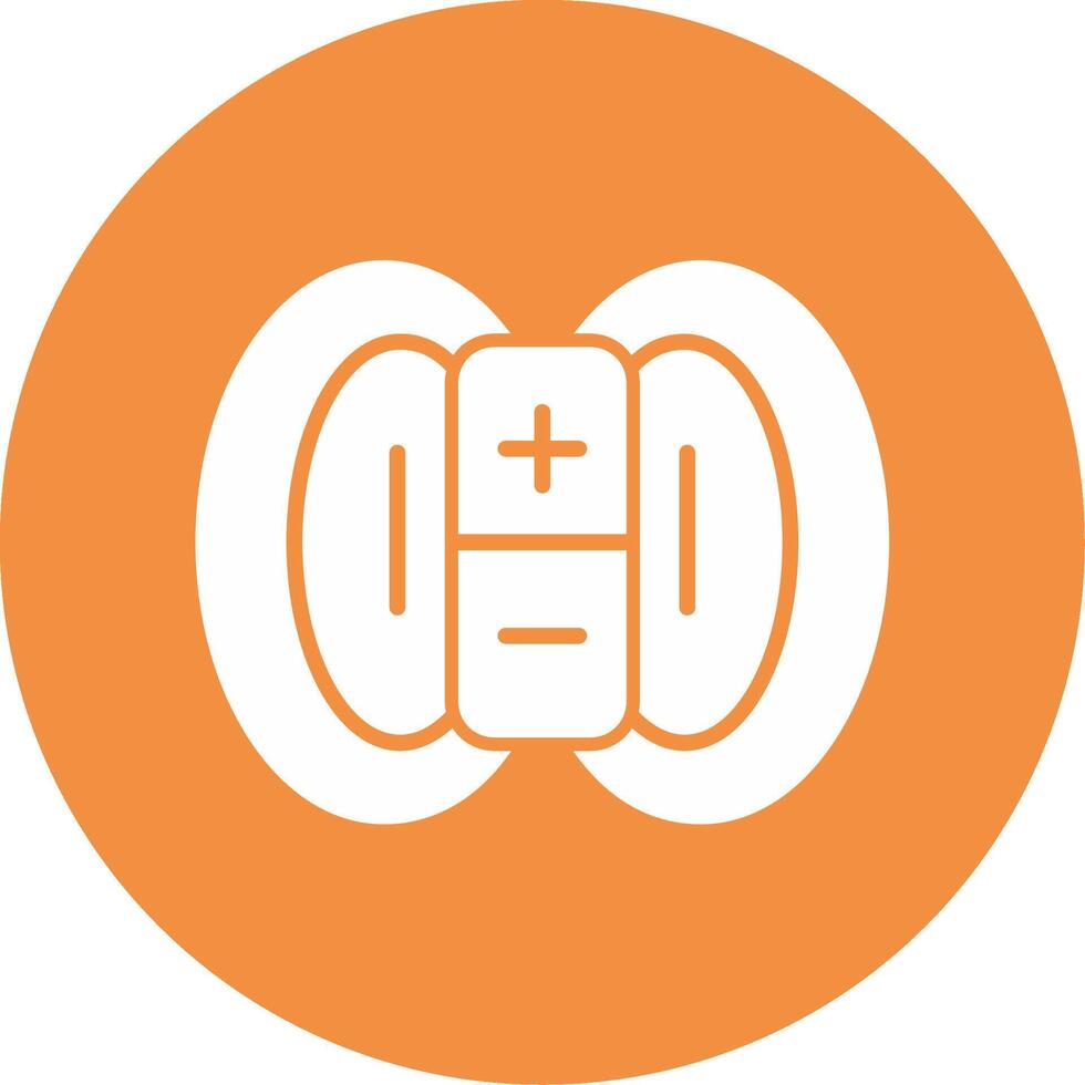 Magnetic Field Vector Icon