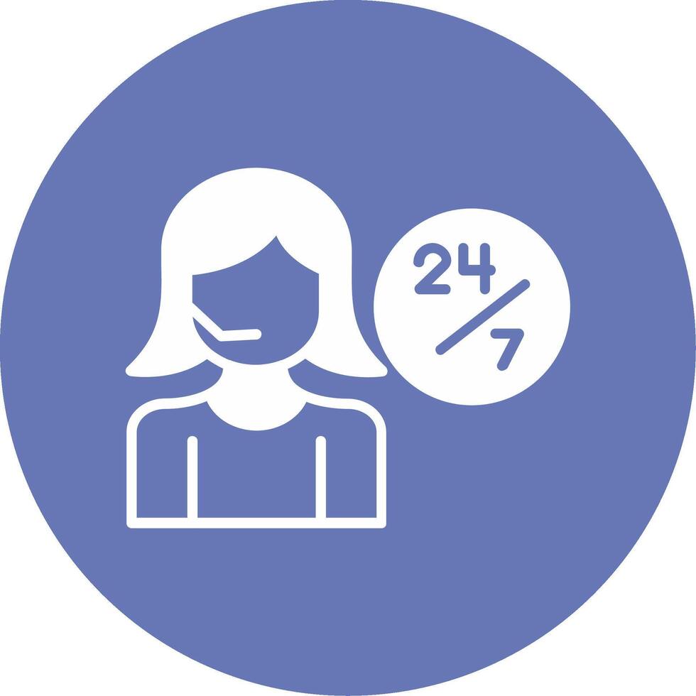 Customer Service Agent Vector Icon