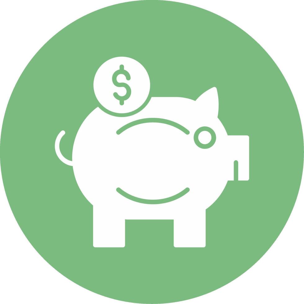 Piggy Bank Vector Icon