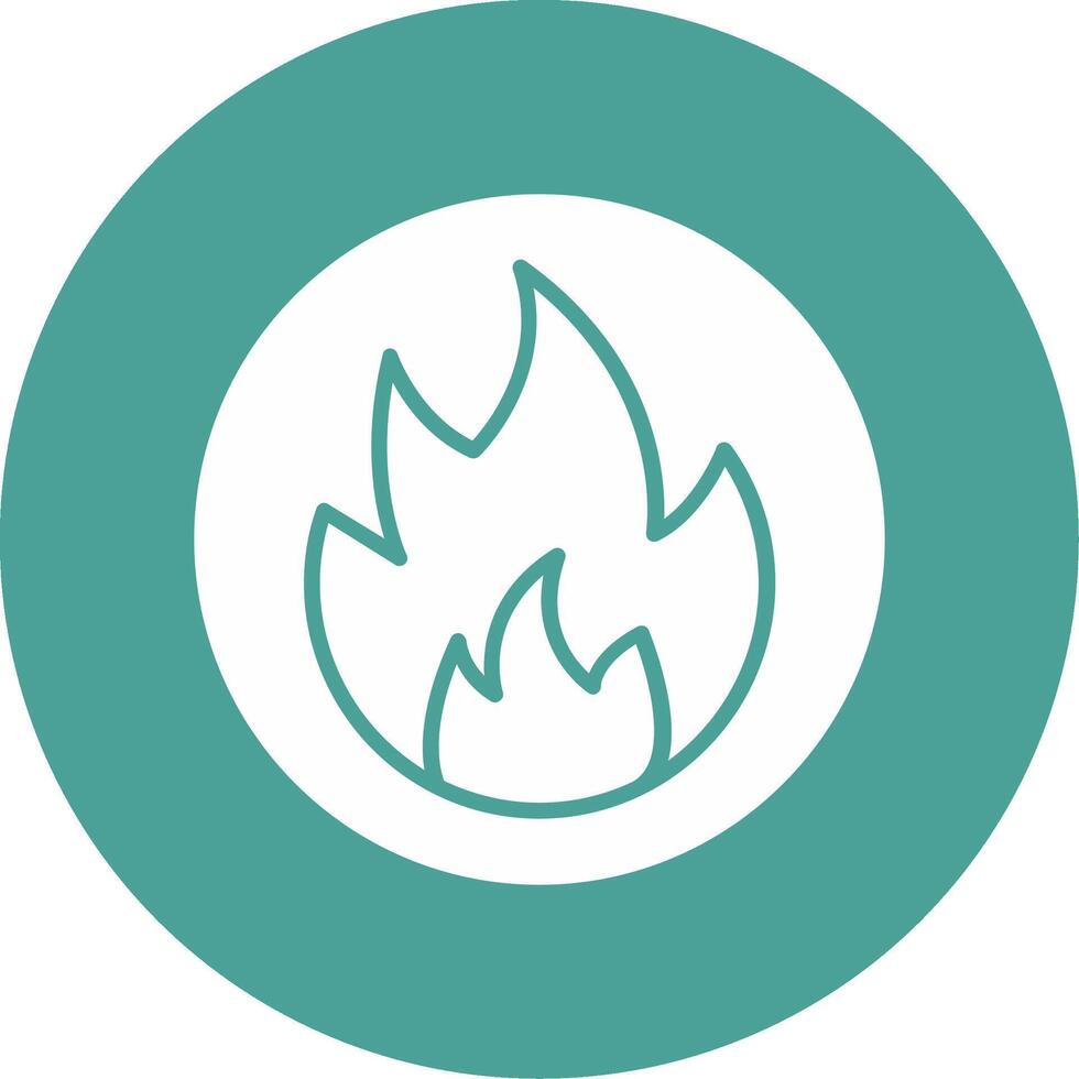 Flammable Vector Icon