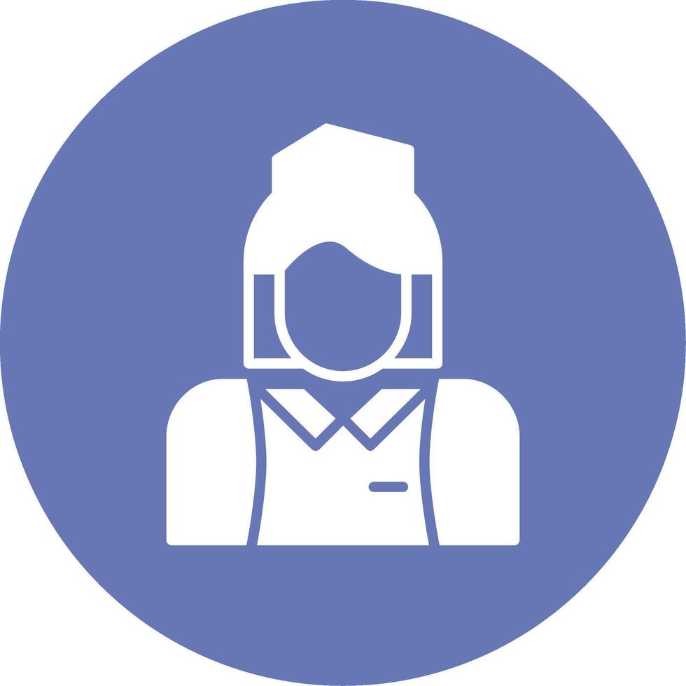 Flight Attendant Vector Icon