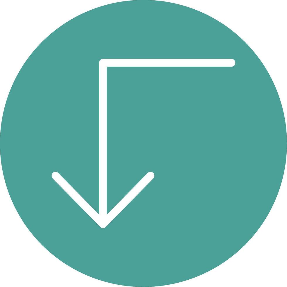Turn Vector Icon