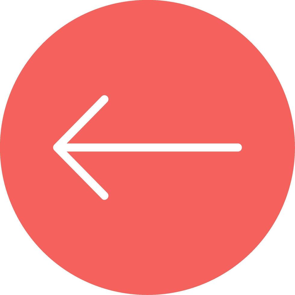 Left Arrow Vector Icon