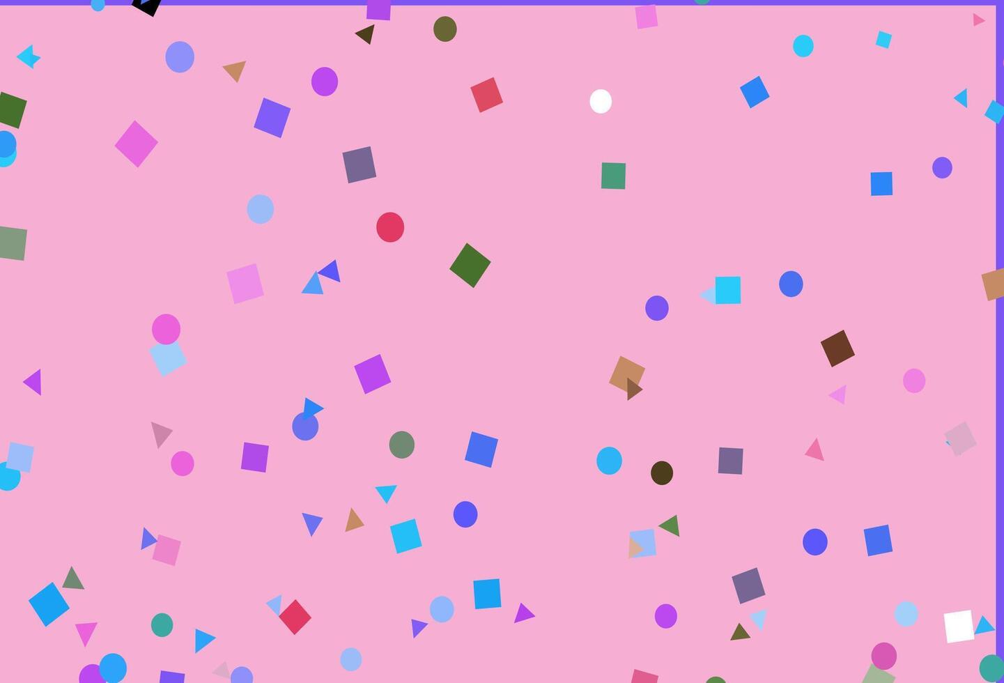 Light Multicolor, Rainbow vector background with triangles, circles, cubes.