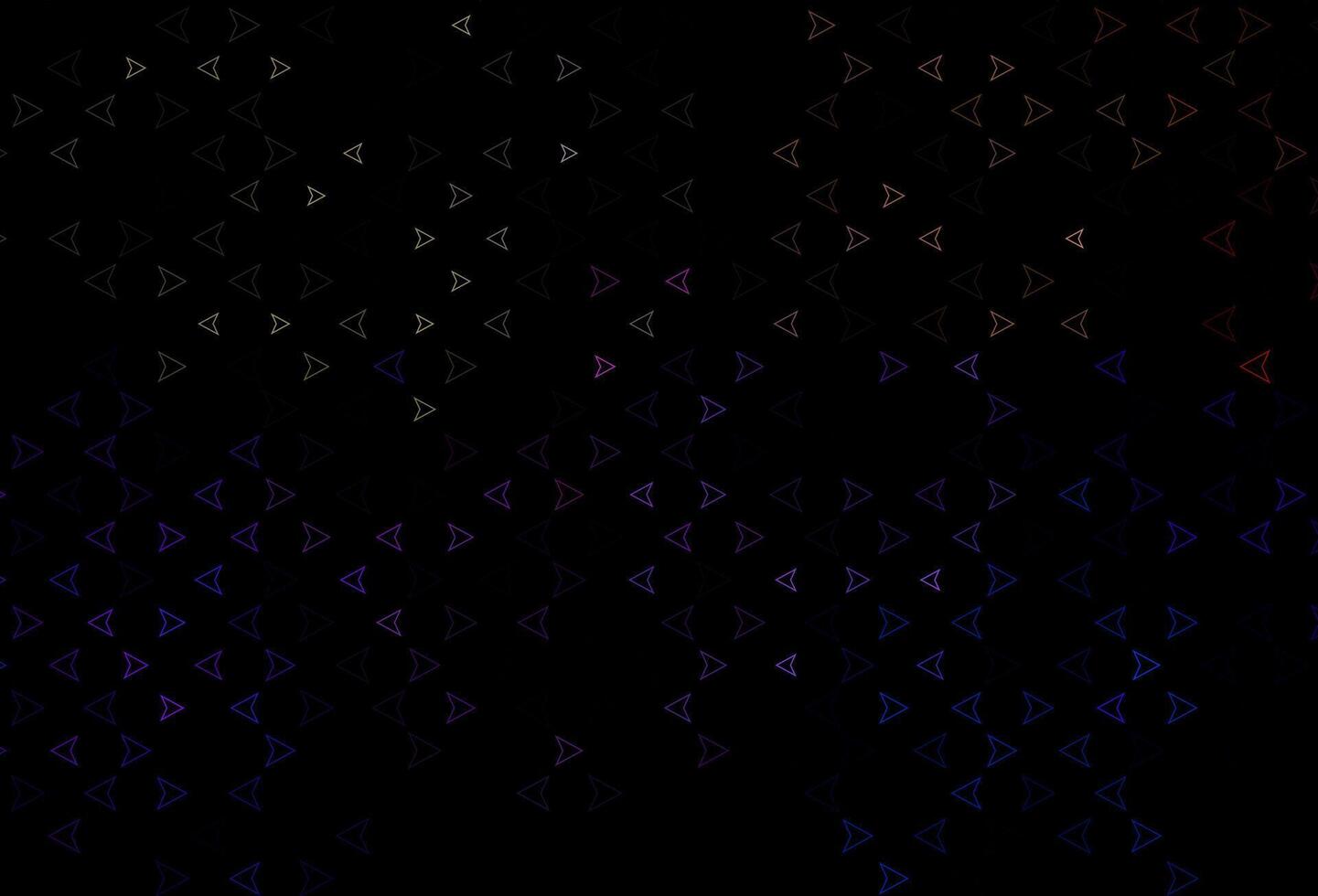 Dark Multicolor, Rainbow vector texture in triangular style.