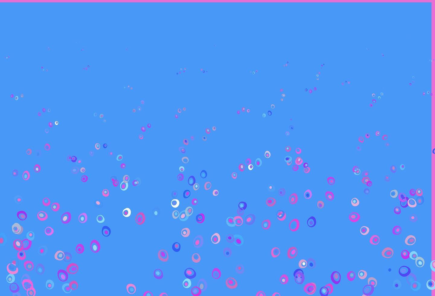 Light Multicolor, Rainbow vector background with bubbles.