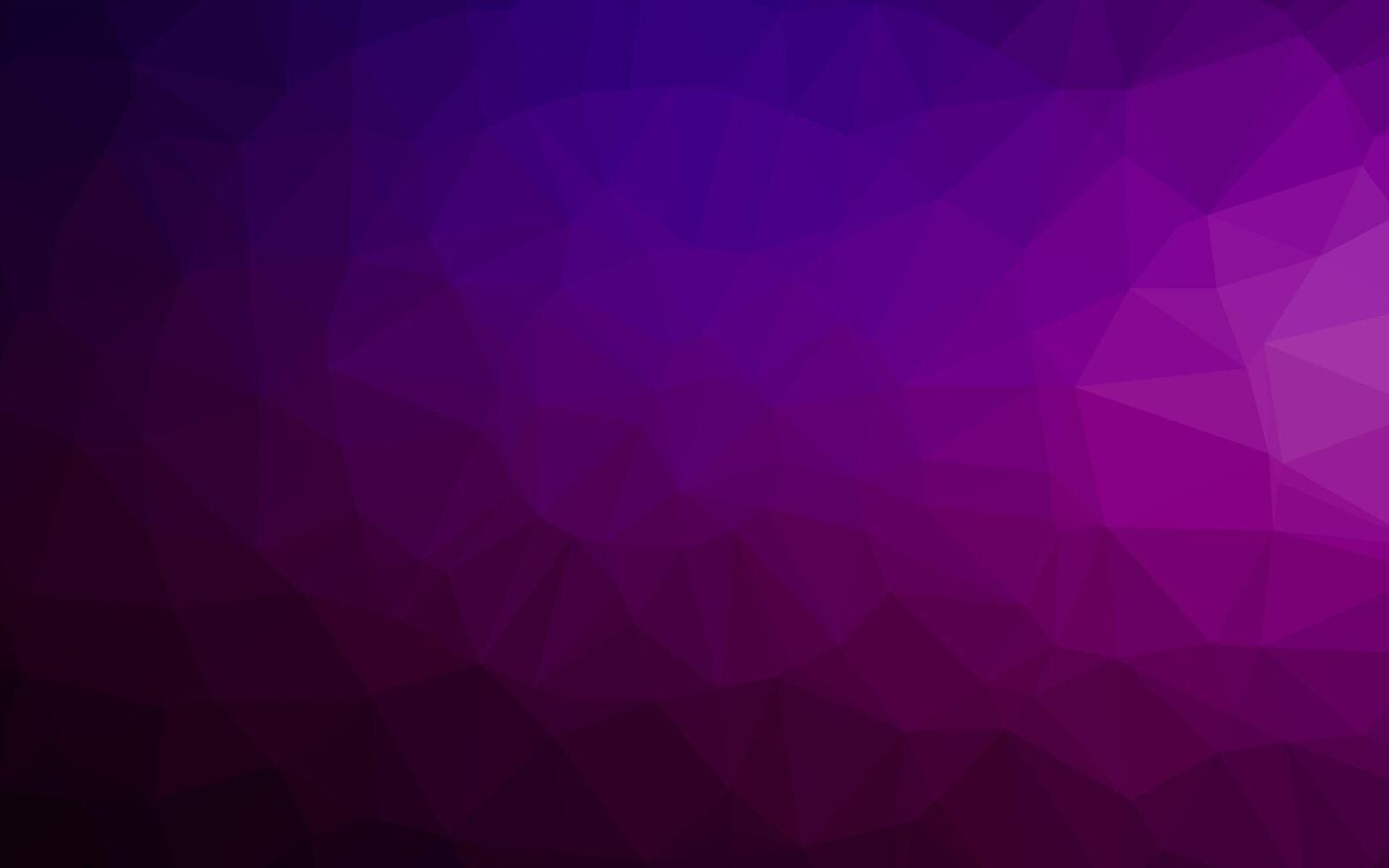 Dark Purple vector polygon abstract backdrop.