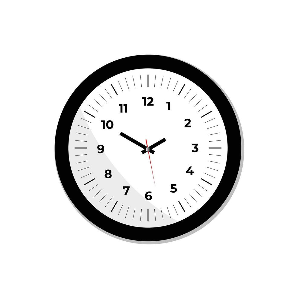 clock vector art design template