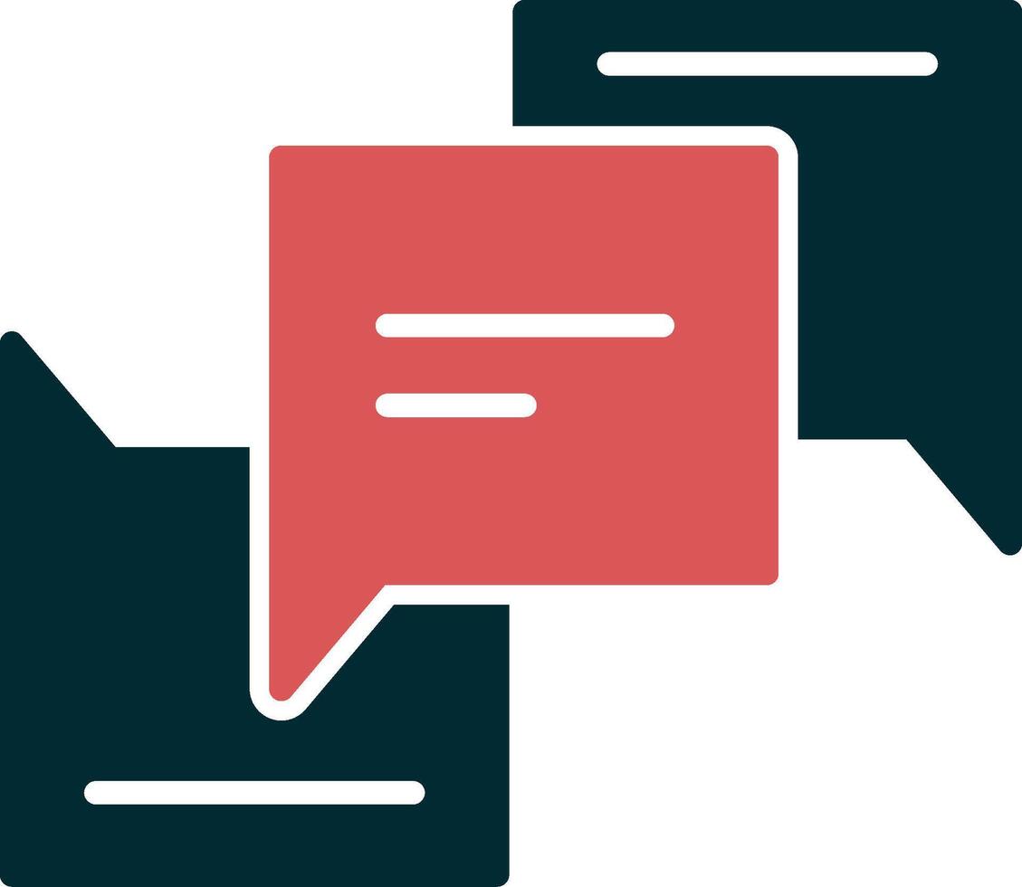 Speech Bubbles Vector Icon