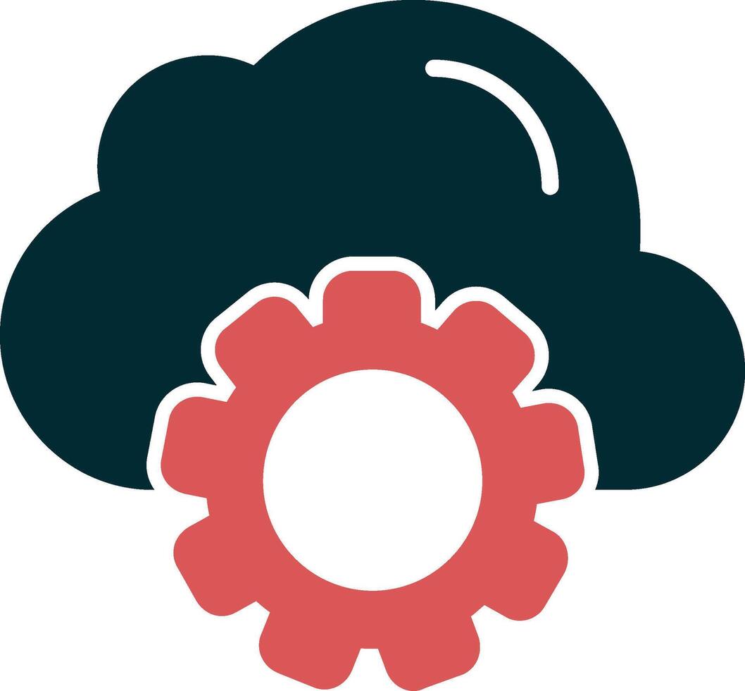 Cloud Computing Vector Icon