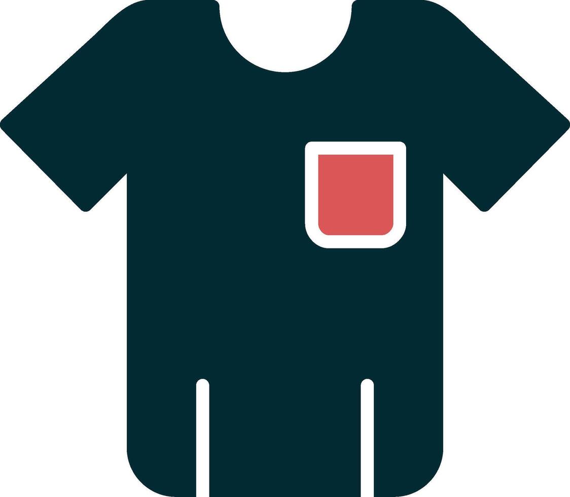 icono de vector de camiseta