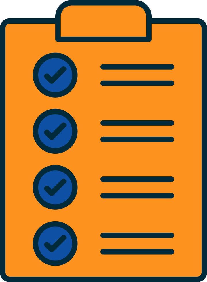 Form Line Filled Two Colors Icon vector