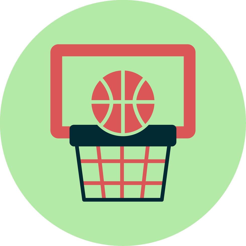 icono de vector de baloncesto