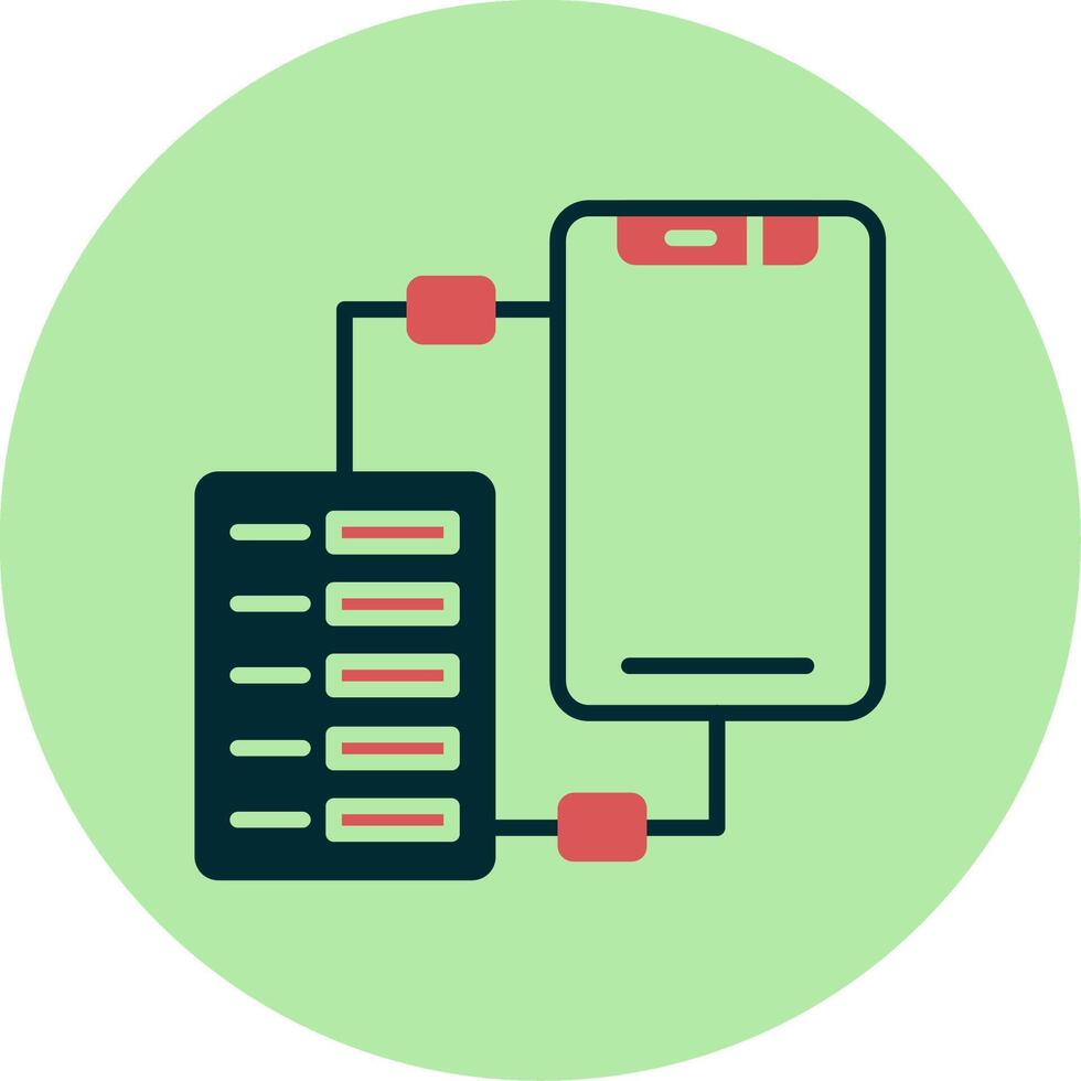 Data Transfer Vector Icon