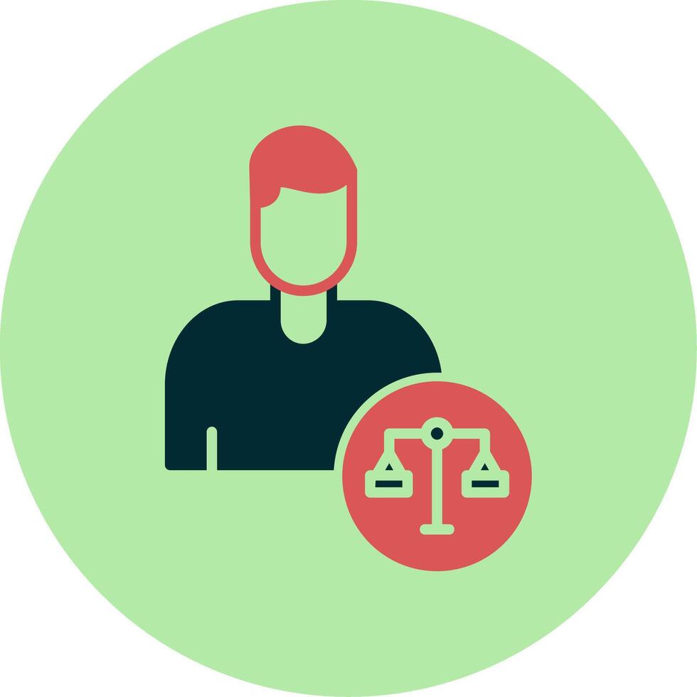 Lawyer Vector Icon