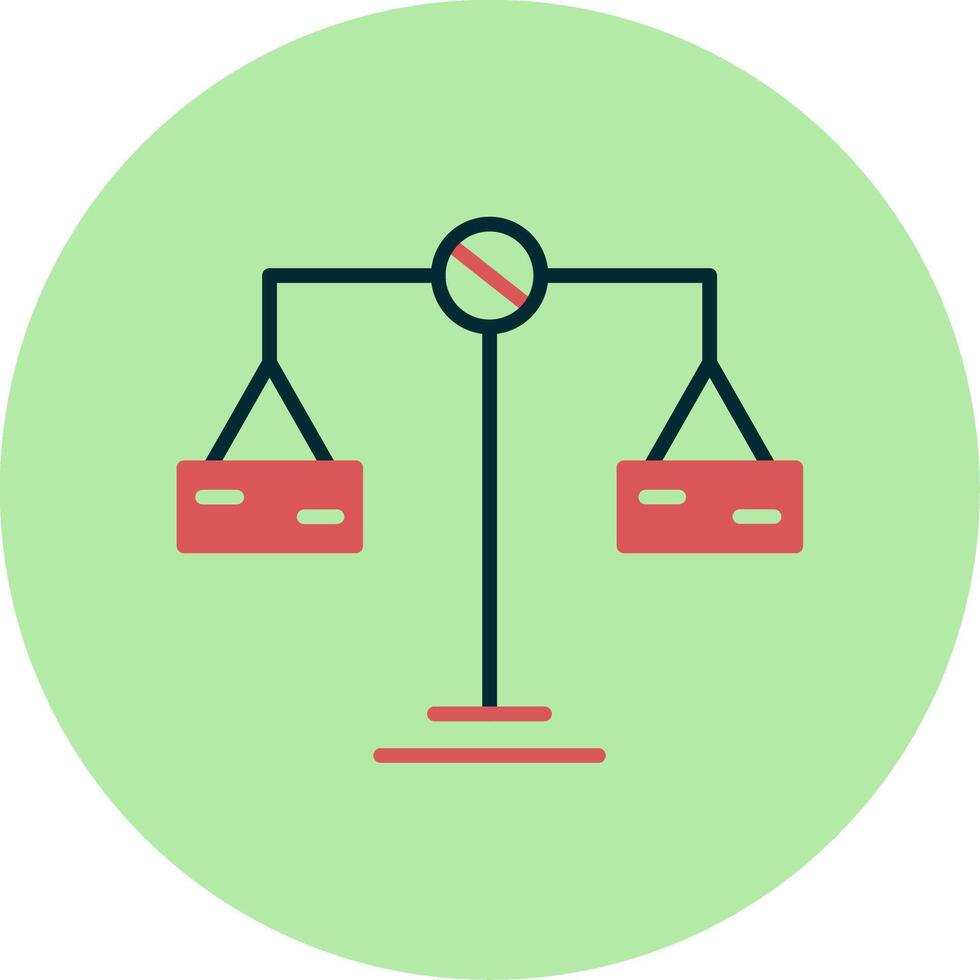 Balance Scale Vector Icon