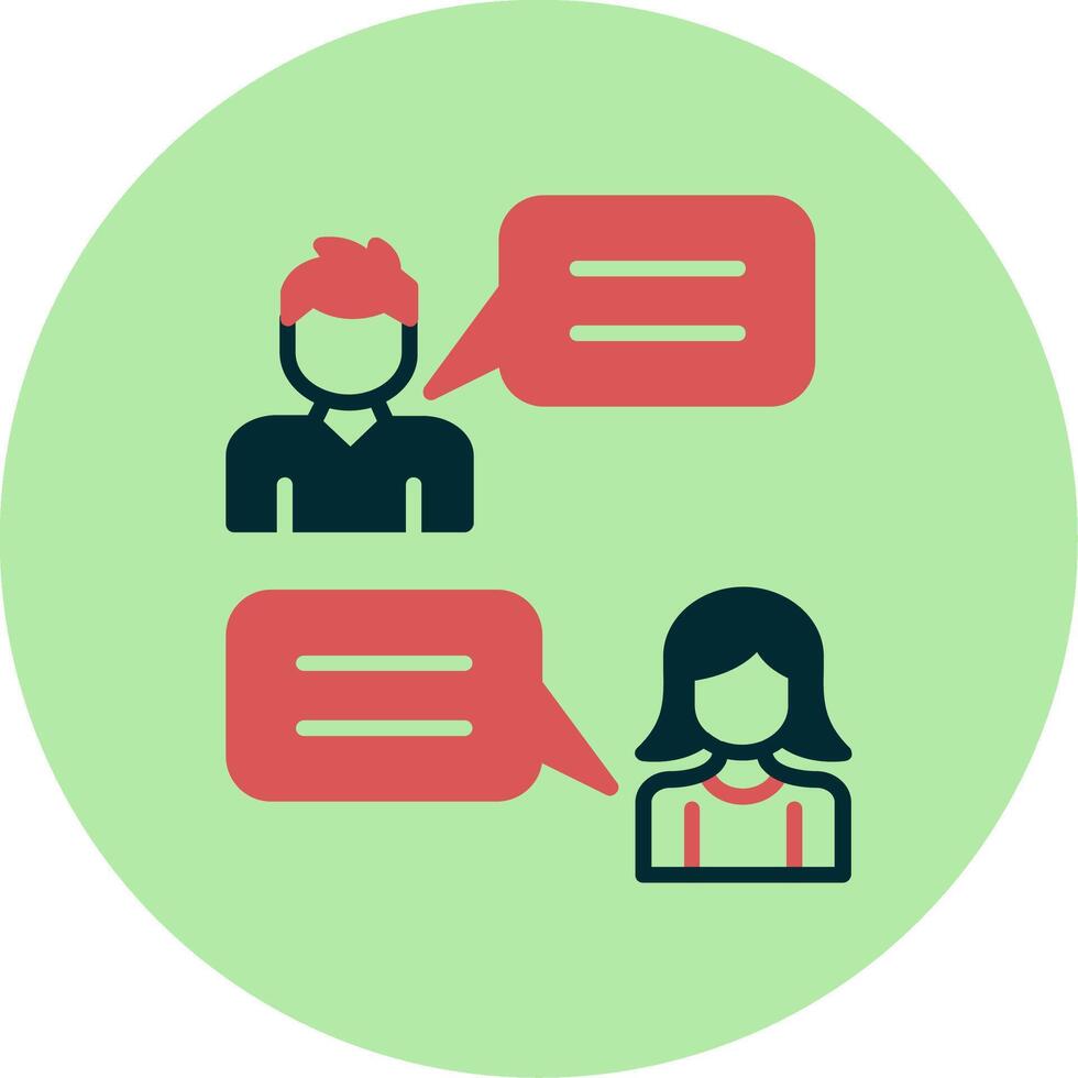 Conversation Vector Icon