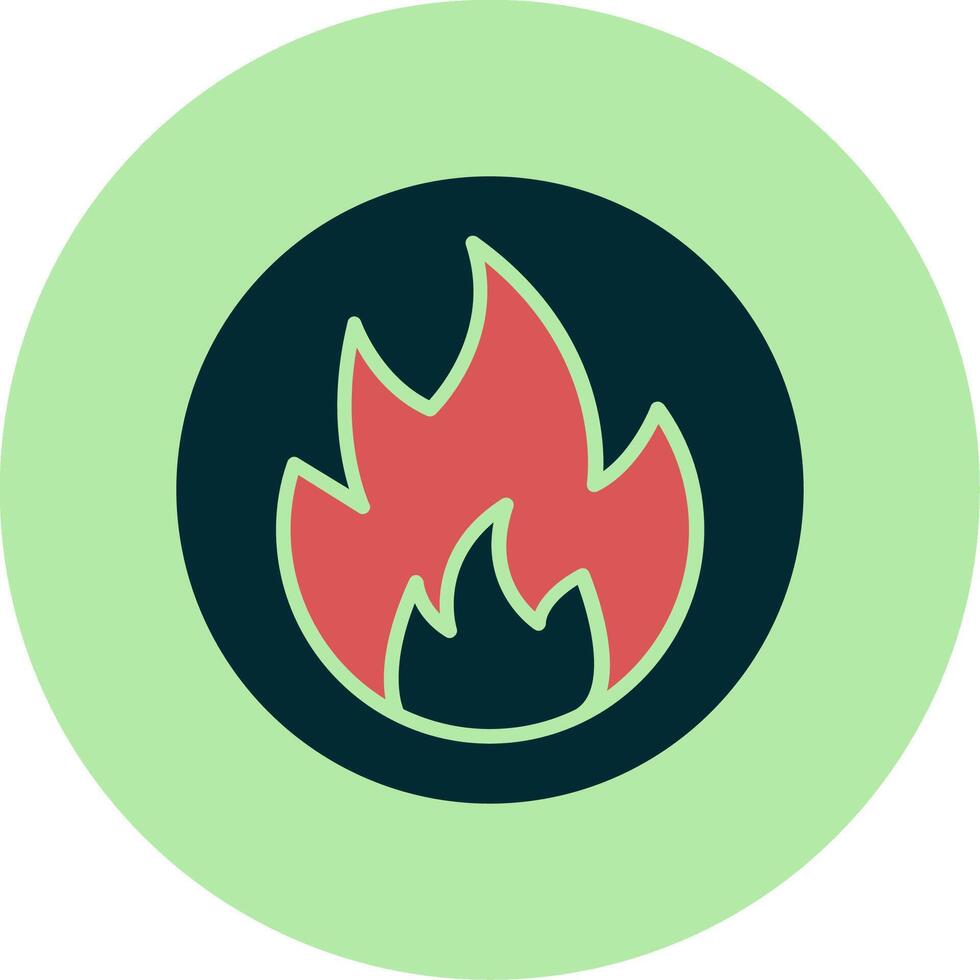 Flammable Vector Icon