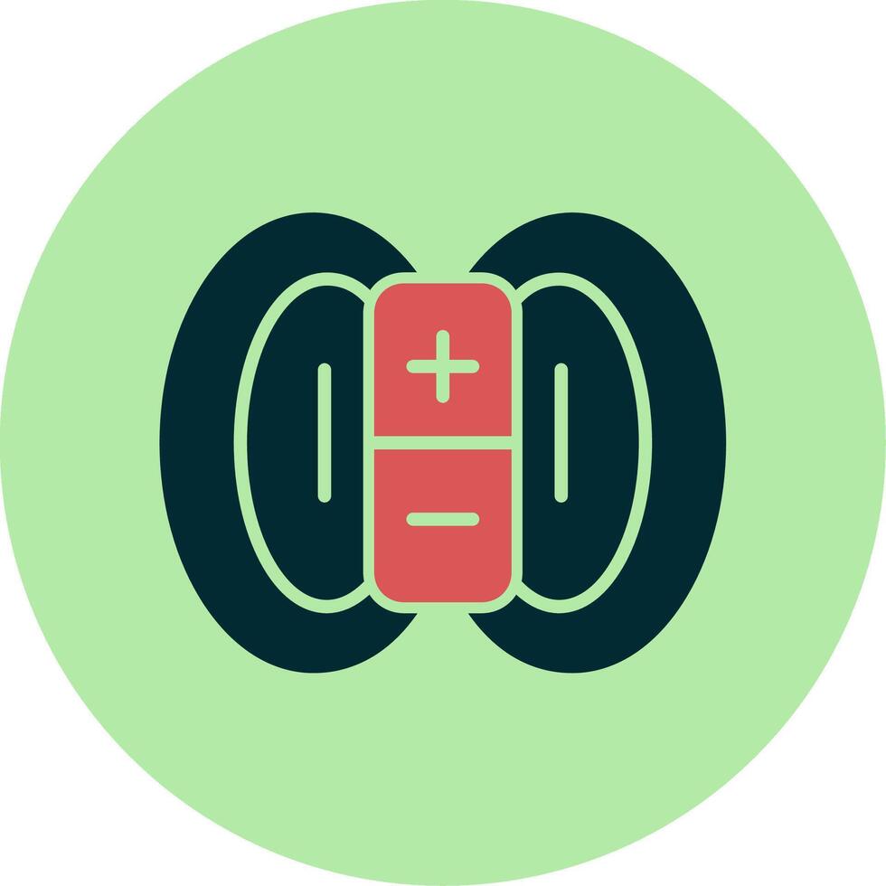Magnetic Field Vector Icon