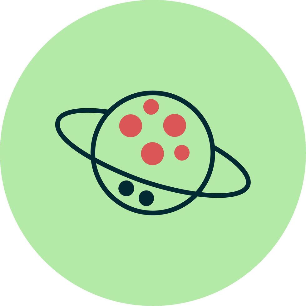 icono de vector de planeta