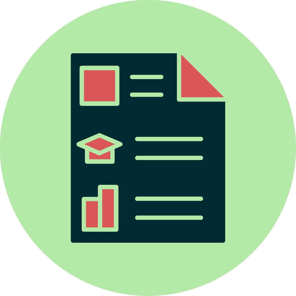 Curriculum Vitae Vector Icon