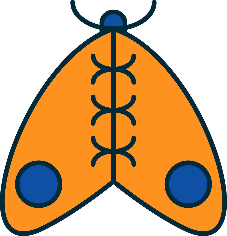 Insect Line Filled Two Colors Icon vector