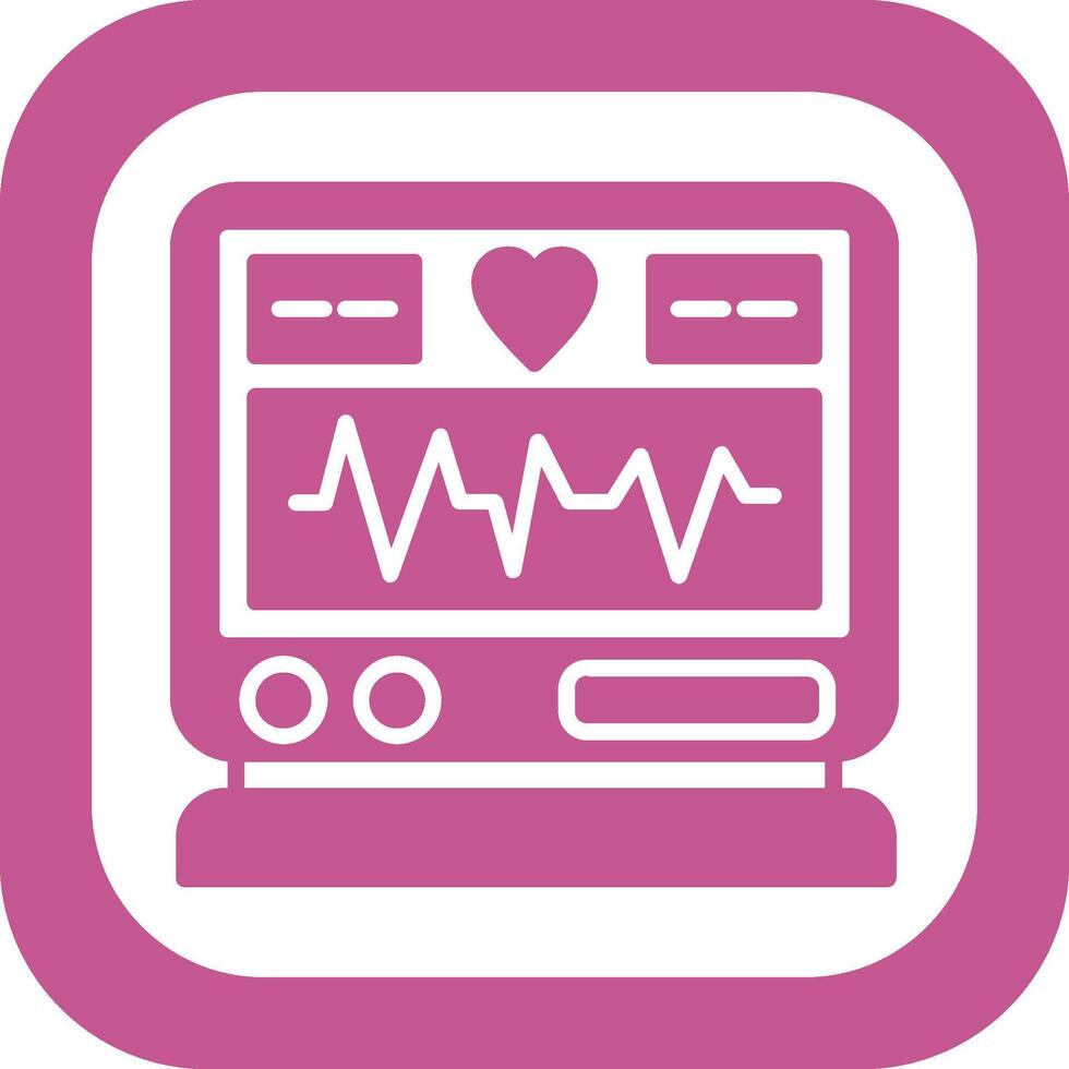 Electrocardiogram Vector Icon