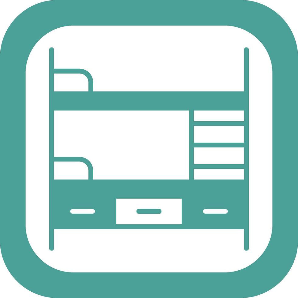 Bunk Bed Vector Icon