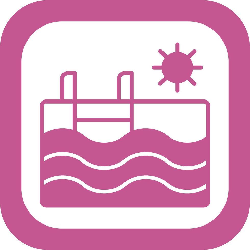 Swimming Pool Vector Icon