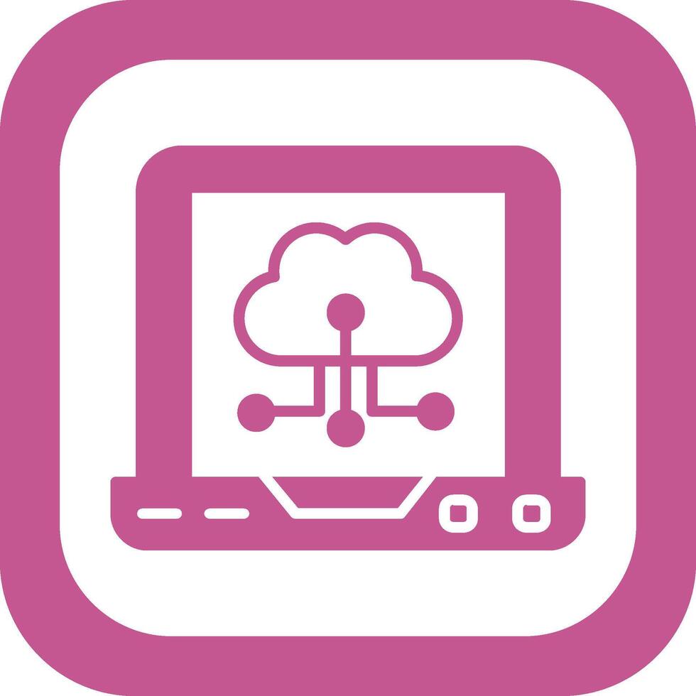 Cloud Computing Vector Icon