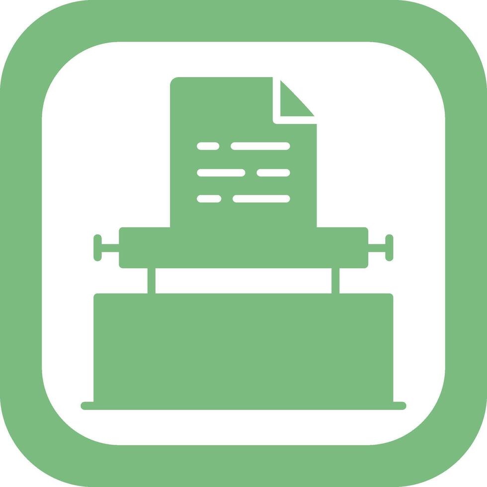 Typewriter Vector Icon