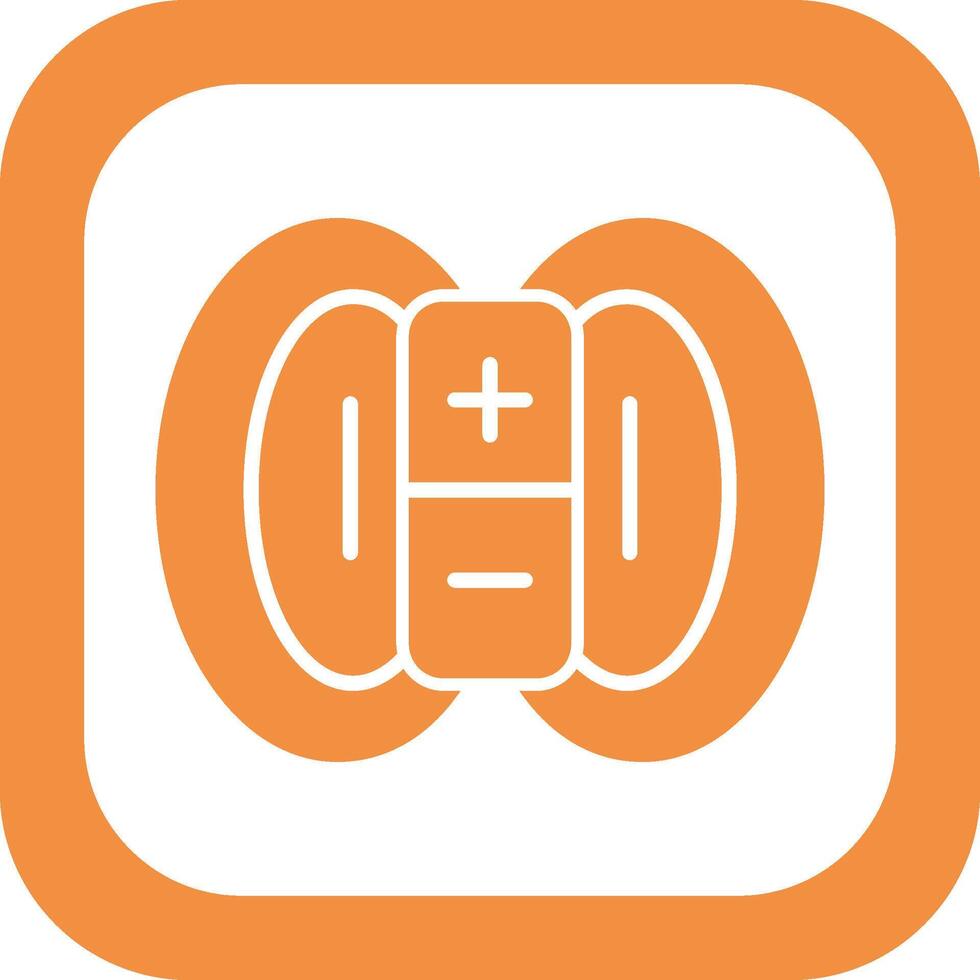 Magnetic Field Vector Icon