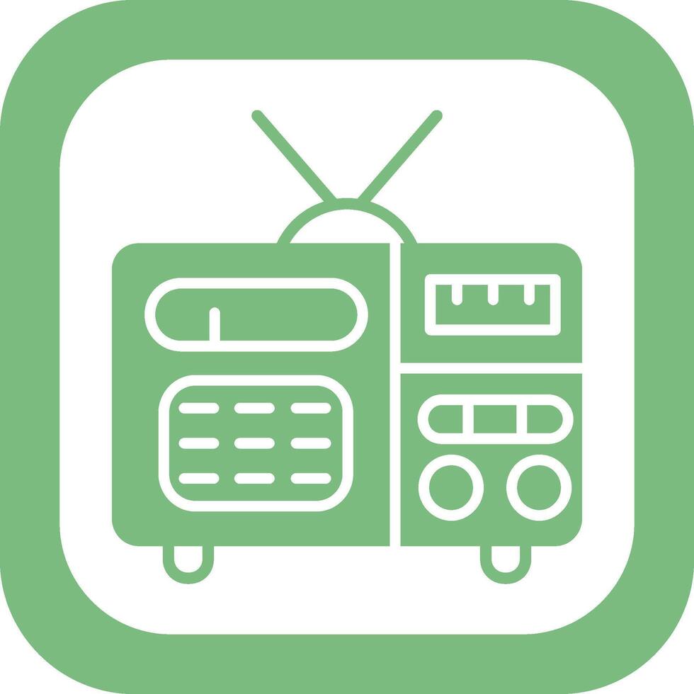 icono de vector de radio