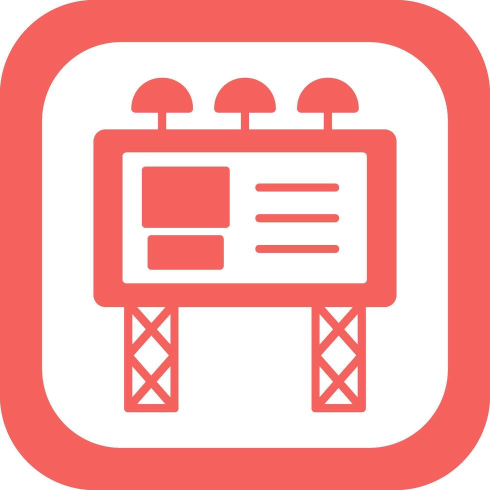 Billboard Vector Icon