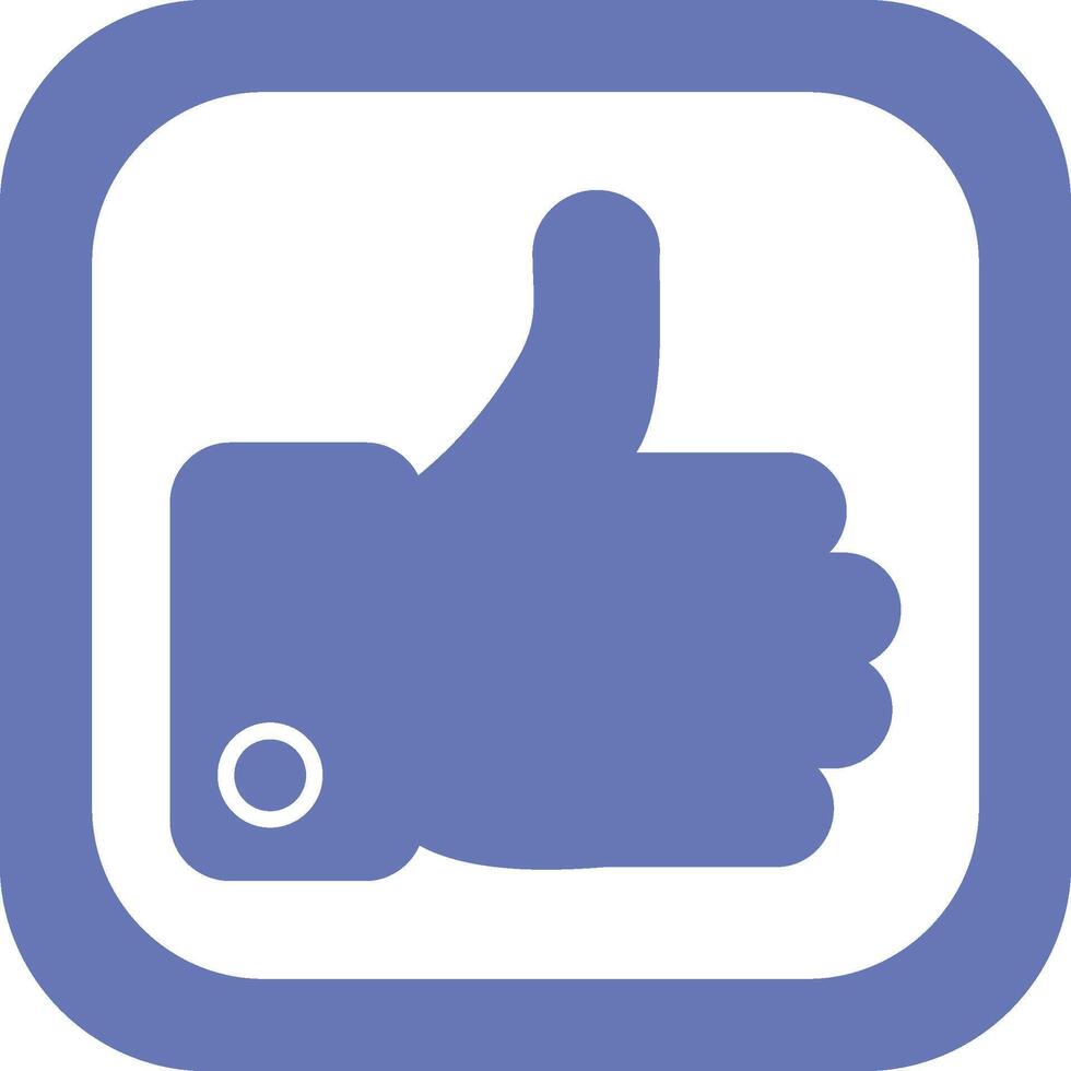 Thumbs Up Vector Icon