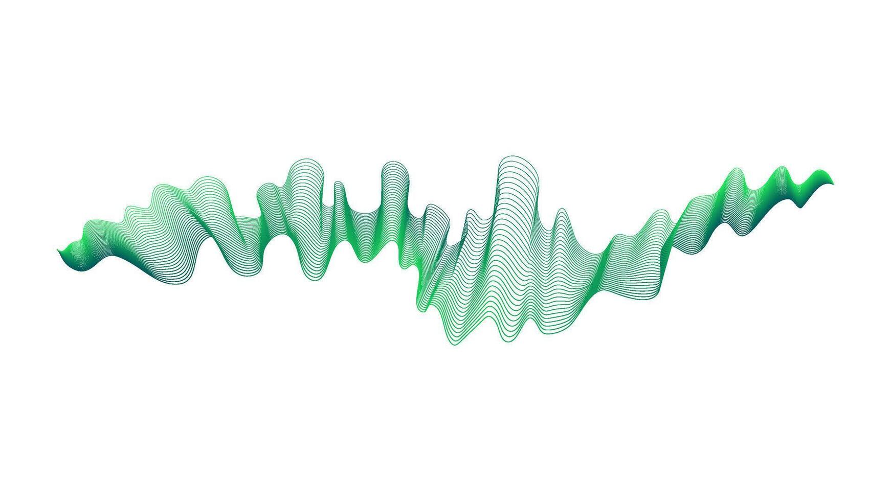 Abstract backdrop with wave gradient lines vector
