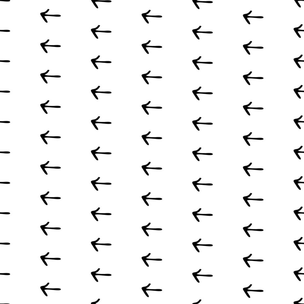 Seamless pattern with doodle arrows vector
